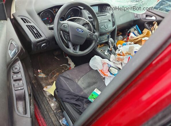1FADP3F2XHL258341 2017 FORD FOCUS Red Vista del salpicadero