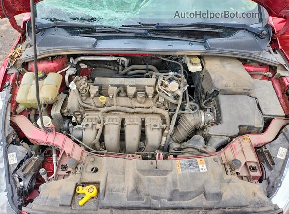 1FADP3F2XHL258341 2017 FORD FOCUS Red Vista interior trasera