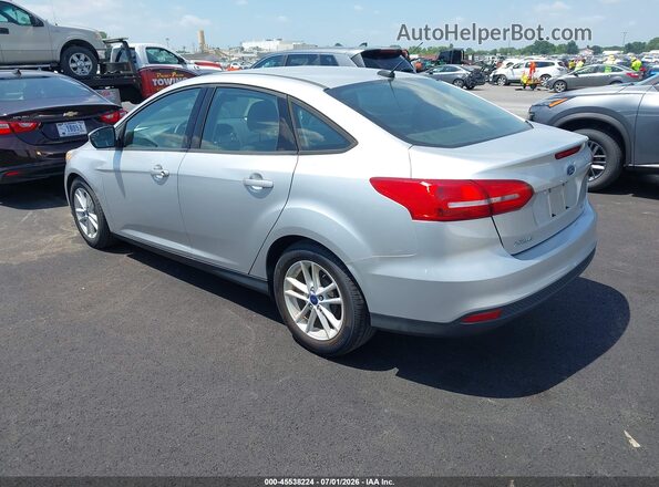 1FADP3F2XHL296880 2017 FORD FOCUS Silver Rear left