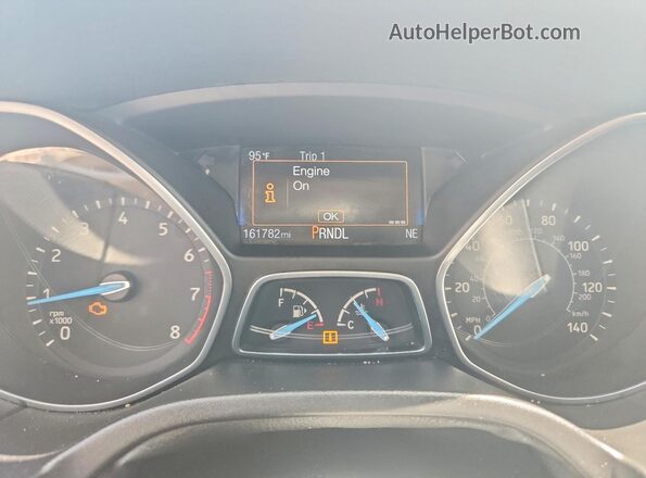 1FADP3F2XHL305920 2017 FORD FOCUS Gray Vista del cuadro de instrumentos