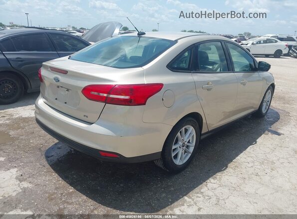 1FADP3F2XHL309417 2017 FORD FOCUS Beige Rear right