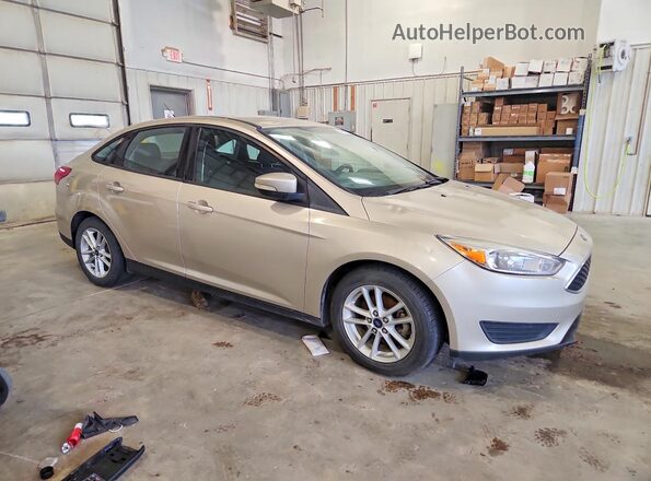 1FADP3F2XHL320093 2017 FORD FOCUS Tan Front right