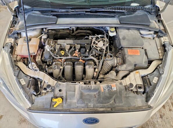 1FADP3F2XHL320093 2017 FORD FOCUS Tan Rear interior view