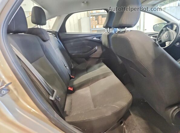 1FADP3F2XHL320093 2017 FORD FOCUS Tan Rear seats view