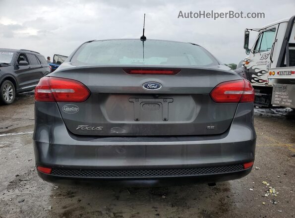 1FADP3F2XJL326269 2018 FORD FOCUS Gray Widok z tyłu