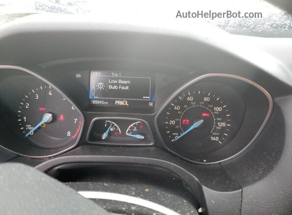 1FADP3F2XJL326269 2018 FORD FOCUS Gray Widok zestawu wskaźników