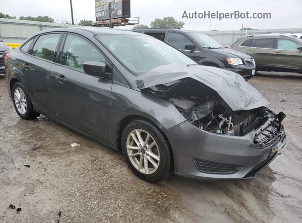 1FADP3F2XJL326269 2018 FORD FOCUS Gray Przód prawy