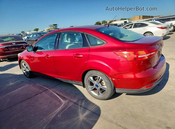 1FADP3FE0GL225096 2016 FORD FOCUS Red Rear left