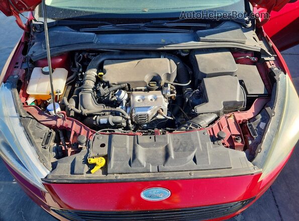 1FADP3FE0GL225096 2016 FORD FOCUS Red Rear interior view