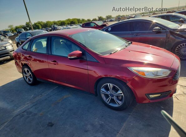 1FADP3FE0GL225096 2016 FORD FOCUS Red Front right