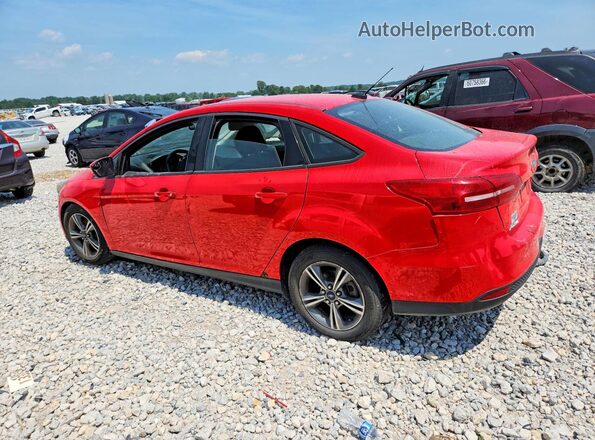 1FADP3FE0HL200796 2017 FORD FOCUS Red Rear left