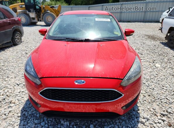 1FADP3FE0HL200796 2017 FORD FOCUS Red Front view