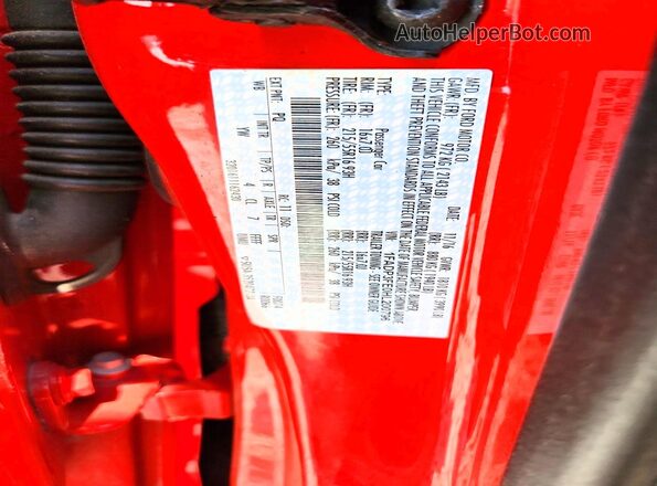 1FADP3FE0HL200796 2017 FORD FOCUS Red Engine compartment view
