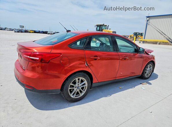 1FADP3FE0JL286830 2018 FORD FOCUS Red უკანა მარჯვენა