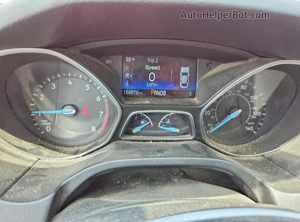 1FADP3FE0JL286830 2018 FORD FOCUS Red ხელსაწყოთა პანელის ხედი