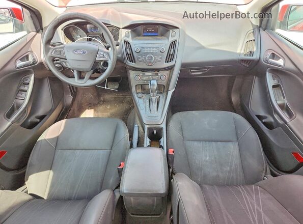 1FADP3FE0JL286830 2018 FORD FOCUS Red წინა პანელის ხედი