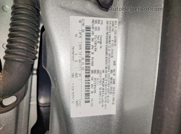 1FADP3FE1JL320208 2018 FORD FOCUS Silver Engine compartment view