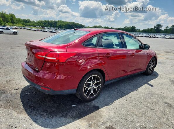 1FADP3FE2HL289531 2017 FORD FOCUS Red Задня права чверть