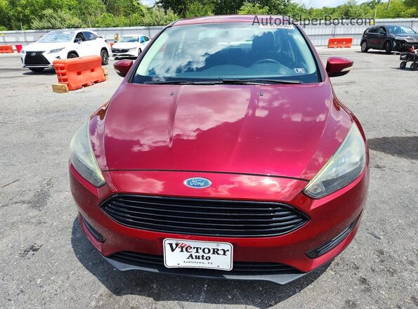 1FADP3FE2HL289531 2017 FORD FOCUS Red Вид спереду