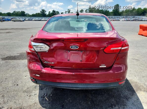 1FADP3FE2HL289531 2017 FORD FOCUS Red Вид ззаду