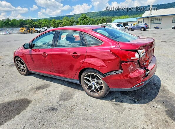 1FADP3FE2HL289531 2017 FORD FOCUS Red Задня ліва чверть