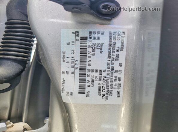1FADP3FE2JL313543 2018 FORD FOCUS Silver ძრავის განყოფილების ხედი