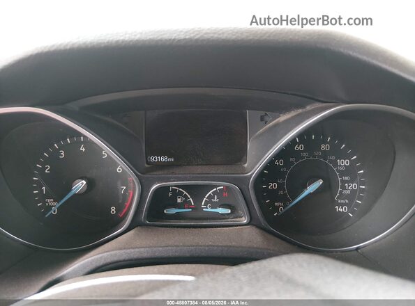 1FADP3FE3GL258562 2016 FORD FOCUS Белый Вид задних сидений