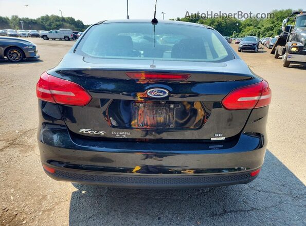 1FADP3FE3JL200345 2018 FORD FOCUS Black Widok z tyłu