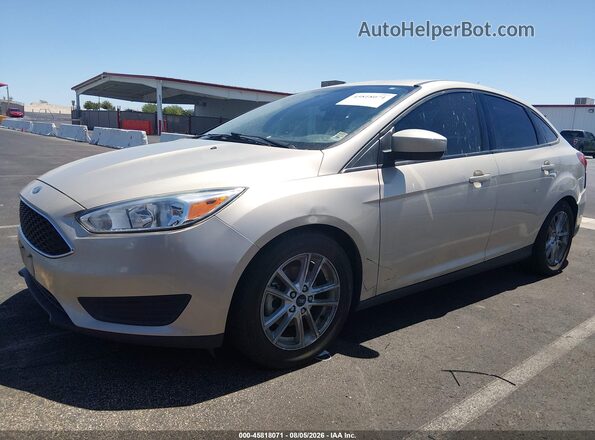 1FADP3FE3JL304091 2018 FORD FOCUS Cream Front left