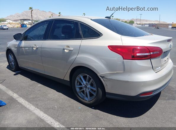 1FADP3FE3JL304091 2018 FORD FOCUS Cream Rear left