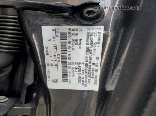 1FADP3FE3JL307881 2018 FORD FOCUS Gray Вид наклейки з VIN-кодом
