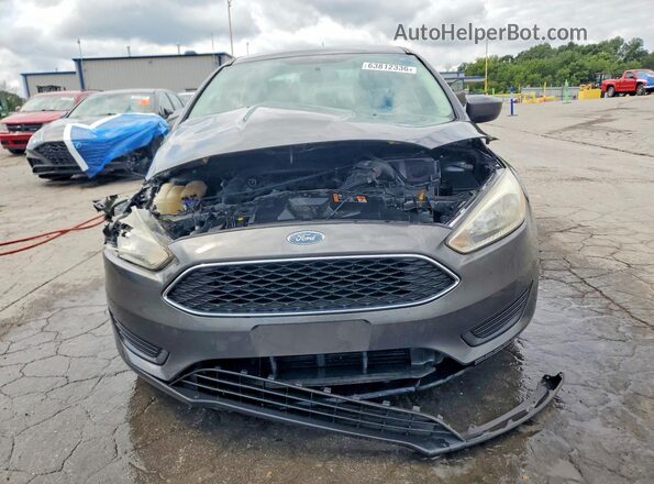 1FADP3FE3JL307881 2018 FORD FOCUS Gray Вид спереду