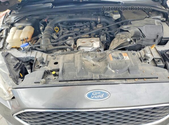 1FADP3FE3JL307881 2018 FORD FOCUS Gray Вид задньої частини салону
