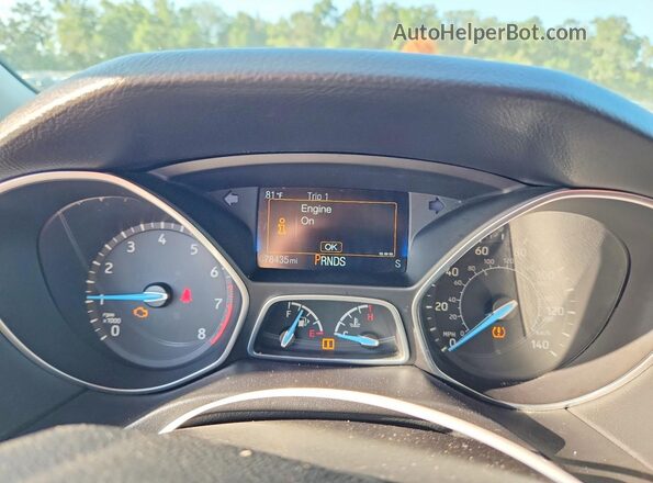 1FADP3FE4JL203738 2018 FORD FOCUS Black Vista del cuadro de instrumentos
