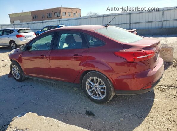 1FADP3FE6HL301843 2017 FORD FOCUS Red Հետևի ձախ