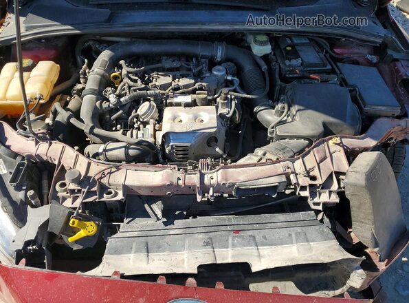 1FADP3FE6HL301843 2017 FORD FOCUS Red Սալոնի հետևի տեսք