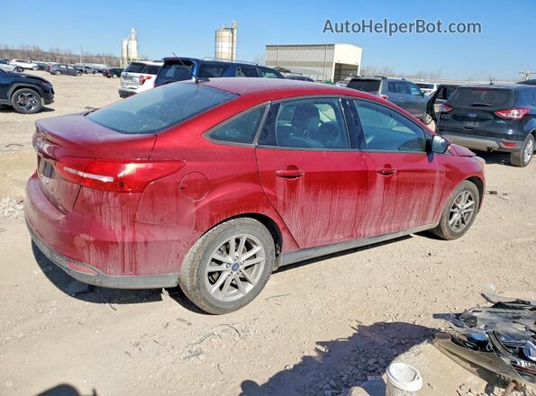 1FADP3FE6HL301843 2017 FORD FOCUS Red Հետևի աջ