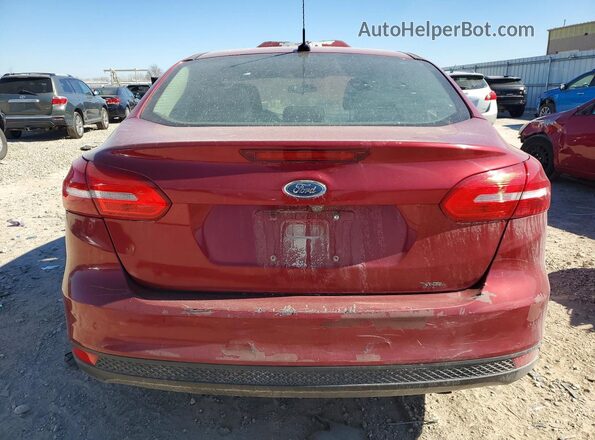 1FADP3FE6HL301843 2017 FORD FOCUS Red Հետևի տեսք