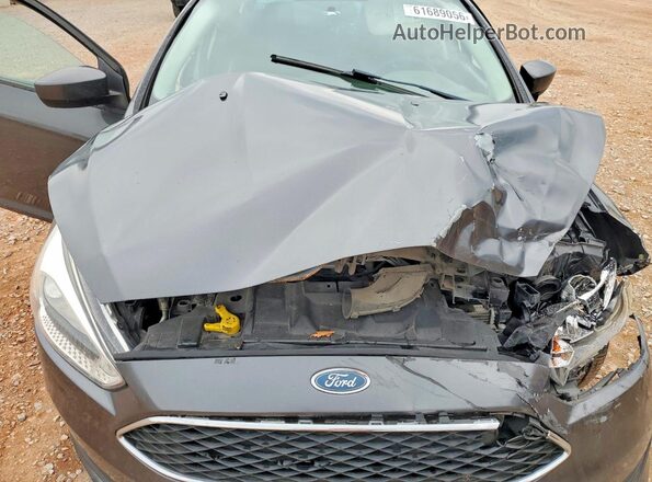 1FADP3FE6JL269966 2018 FORD FOCUS Gray Вид задньої частини салону