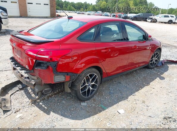 1FADP3FE6JL310533 2018 FORD FOCUS Красный Задняя правая четверть