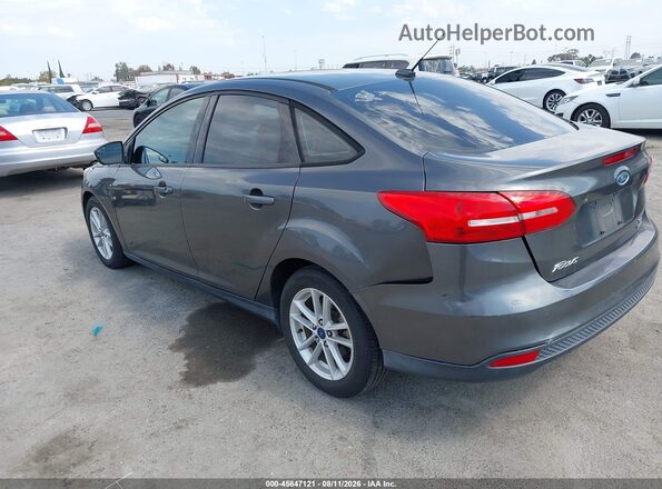 1FADP3FE7HL223122 2017 FORD FOCUS Gray Trasero izquierdo