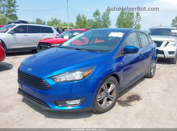 1FADP3FE7JL215592 2018 FORD FOCUS Синий Передняя левая четверть