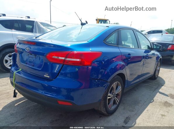 1FADP3FE7JL215592 2018 FORD FOCUS Синий Задняя правая четверть