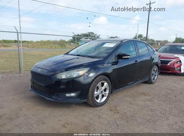 1FADP3FE8GL306931 2016 FORD FOCUS Black Przód lewy