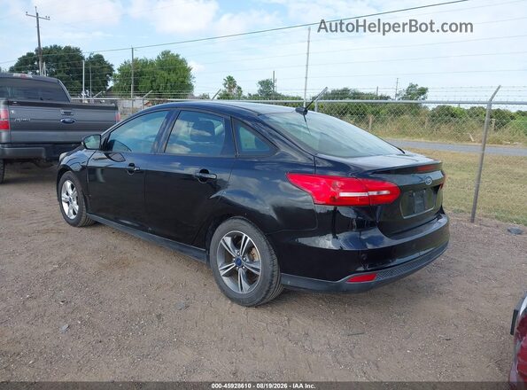 1FADP3FE8GL306931 2016 FORD FOCUS Black Tył lewy