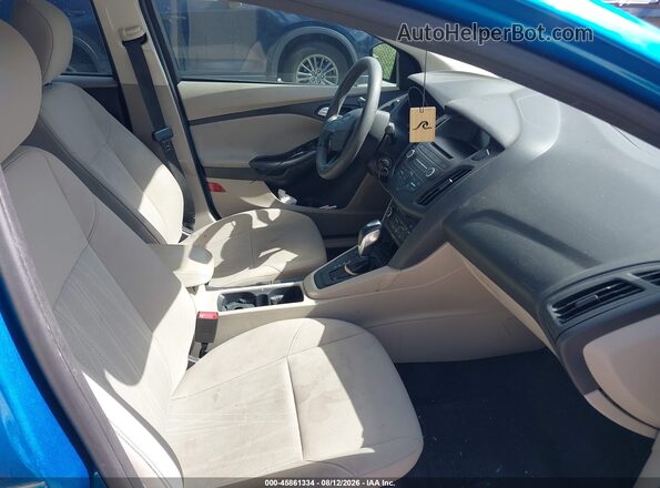 1FADP3FE8GL356289 2016 FORD FOCUS Blue Front interior view