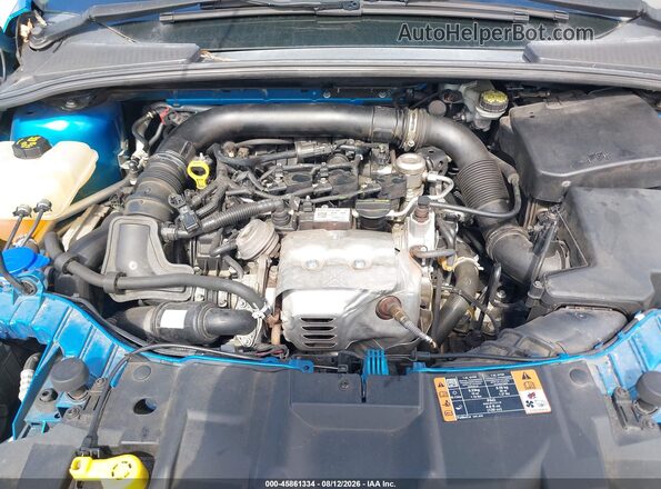 1FADP3FE8GL356289 2016 FORD FOCUS Blue Rear view