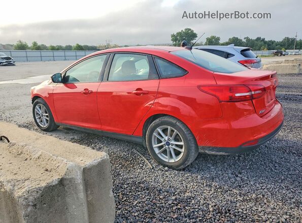 1FADP3FE8HL237417 2017 FORD FOCUS Red უკანა მარცხენა