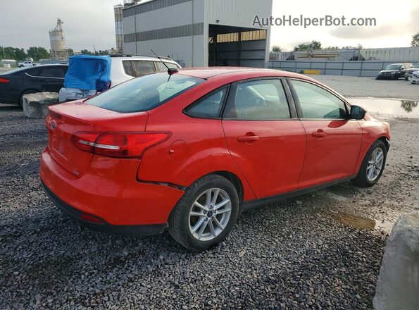 1FADP3FE8HL237417 2017 FORD FOCUS Red უკანა მარჯვენა