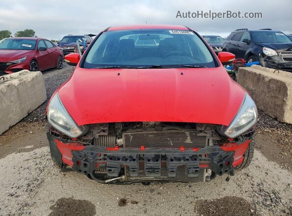 1FADP3FE8HL237417 2017 FORD FOCUS Red წინა ხედი